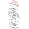 Водоотводящий желоб ALCAPLAST APZ1011-650M АНТИВАНДАЛ с решеткой, вертикальный